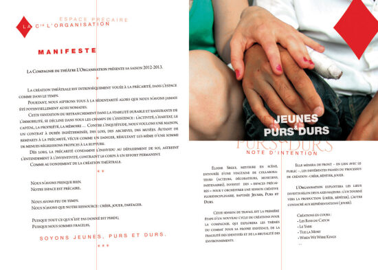 COMPAGNIE DE THÉÂTRE L'ORGANISATION